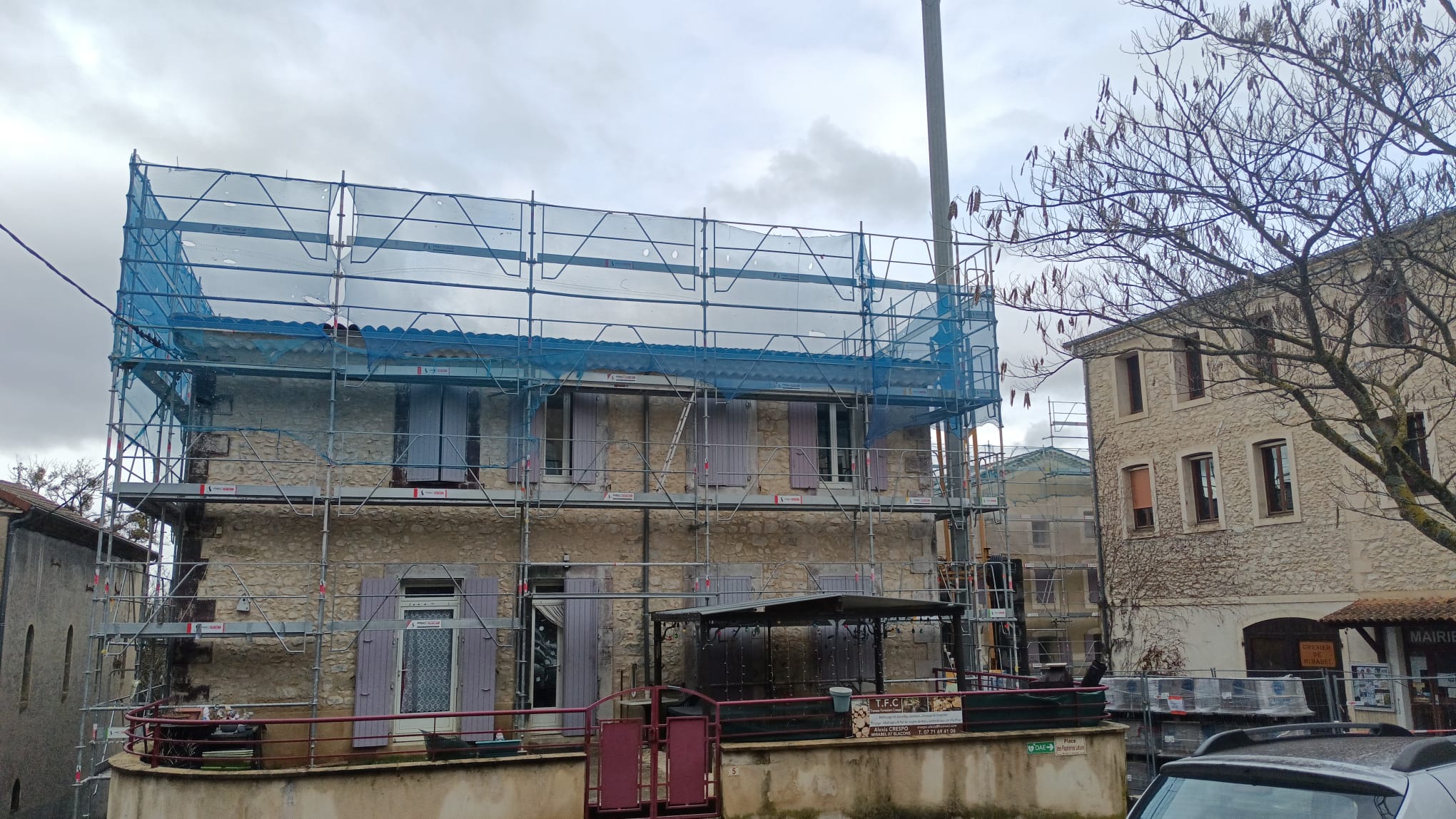 Chantier BG Echafaudage